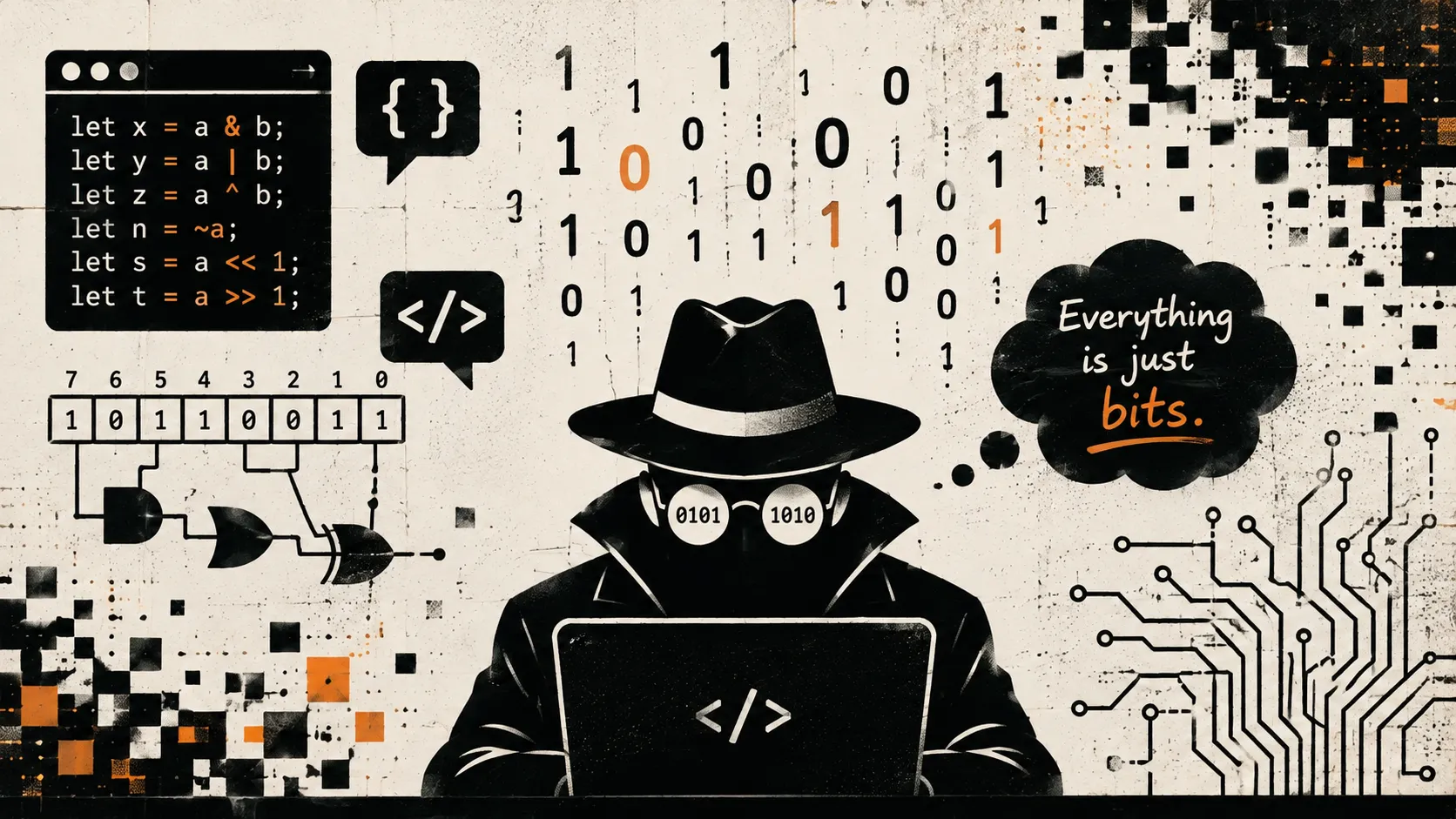 JavaScript and bit-hacks cover image